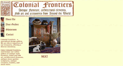 Desktop Screenshot of colonialfrontiers.com